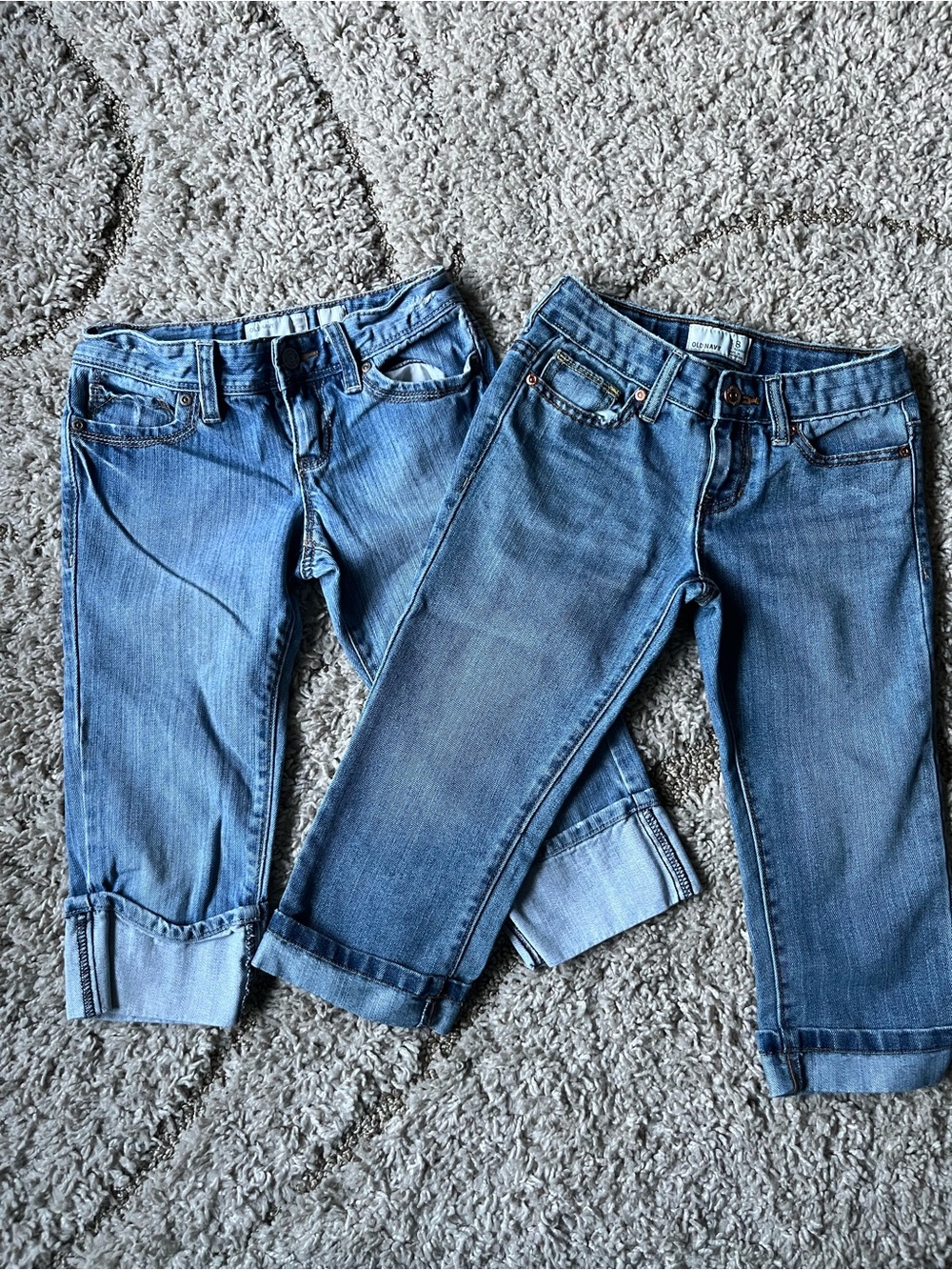 Vintage old navy girls capri jeans